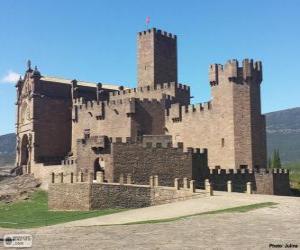 yapboz Castle of Javier, Javier, Navarra, Spain